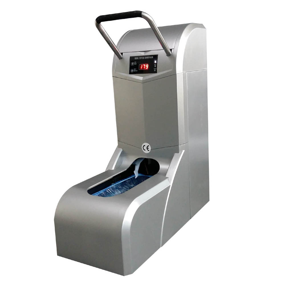 鞋套机自动穿无尘车间迎接贵宾鞋套机自动穿套鞋机现货批发