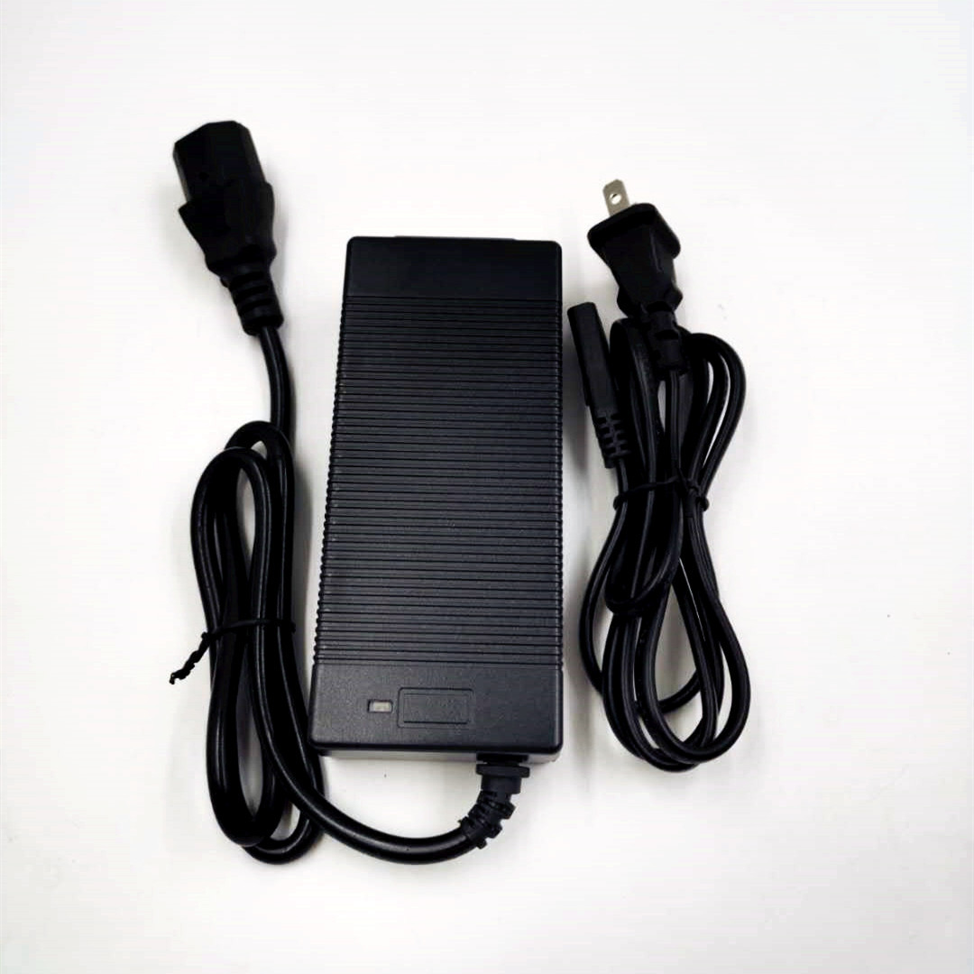 源头工厂定制42v平衡车充电器外贸货36v锂电池电动车充电器欧规