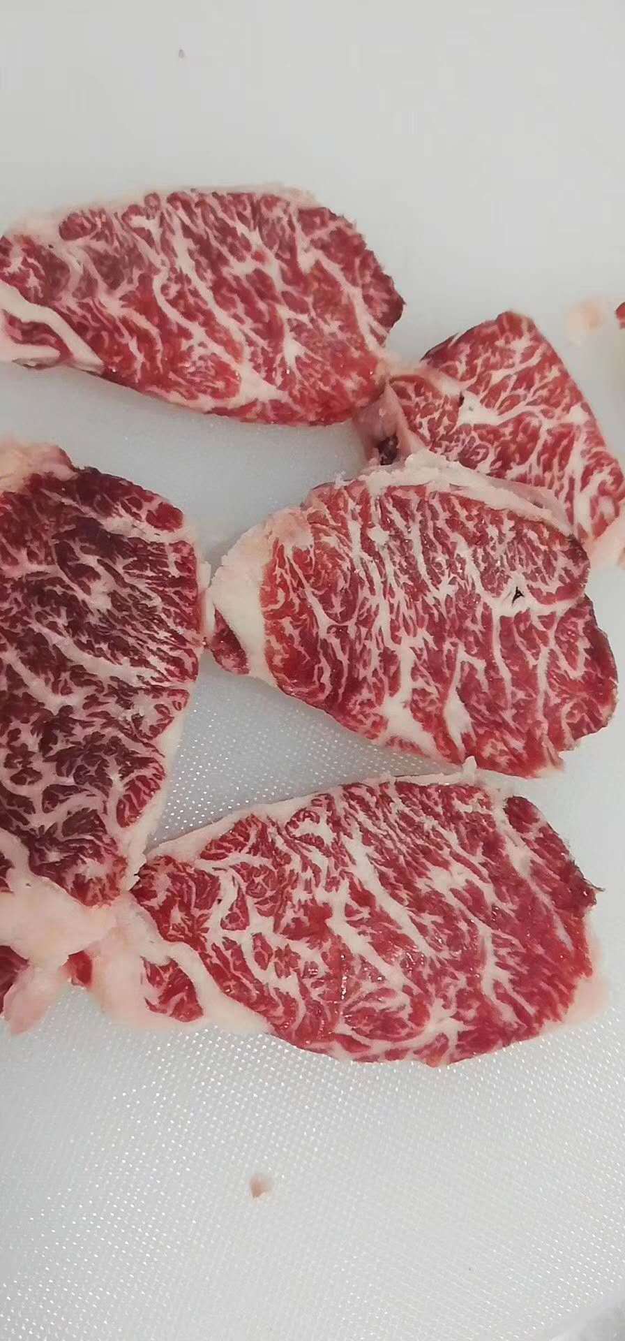 澳洲谷饲安格斯牛内裙肉牛隔膜 牛腩膜内裙牛排雪花牛肉 称重计价