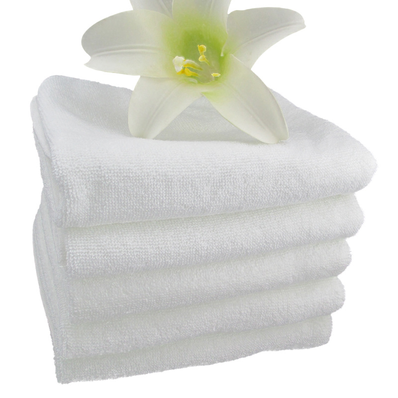 32 Shares 100G Hotel Hotel Beauty Salon Hot Spring Embroidered Logo Cotton Thickened Absorbent White Towel