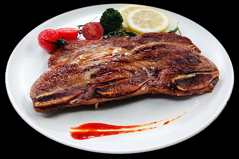 皓园牛仔骨100g/片西餐厅 烧烤 自助餐 烤肉食材牛小排黑椒牛仔骨