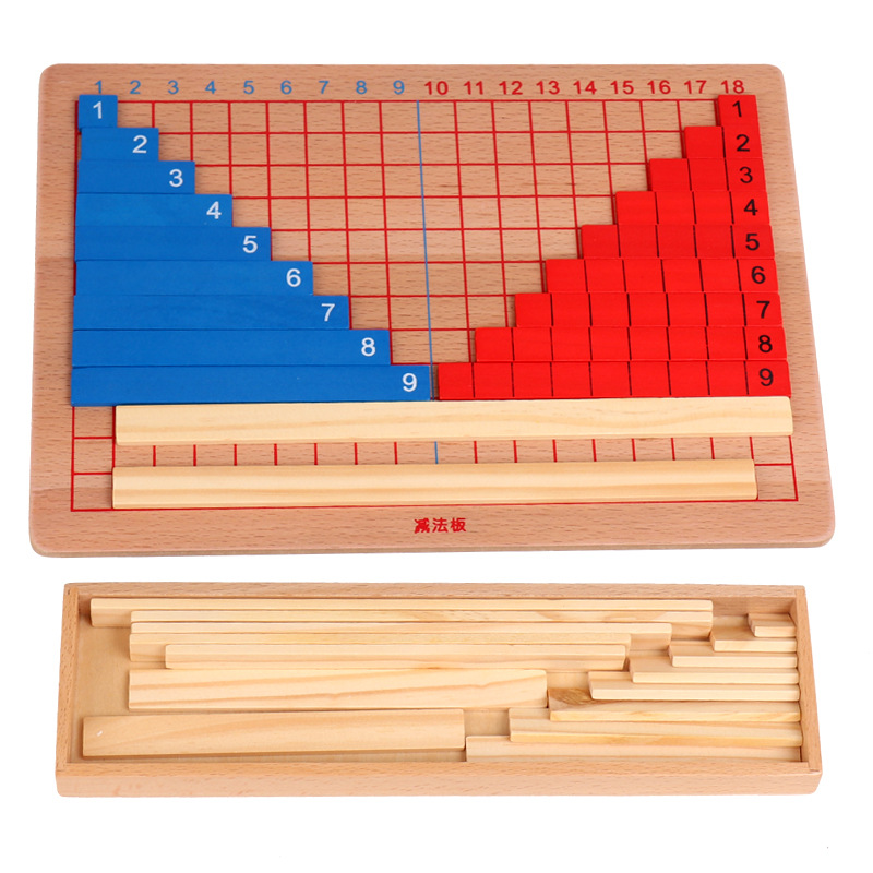 蒙台梭利教具家庭加减法板蒙特梭利教具蒙氏教具家庭加减法板