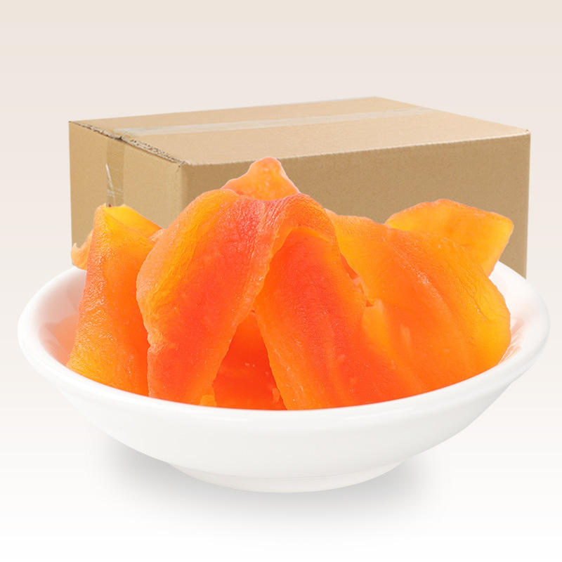 木瓜干20斤装 厂家批发 散装木瓜干片水果干蜜饯果脯休闲零食