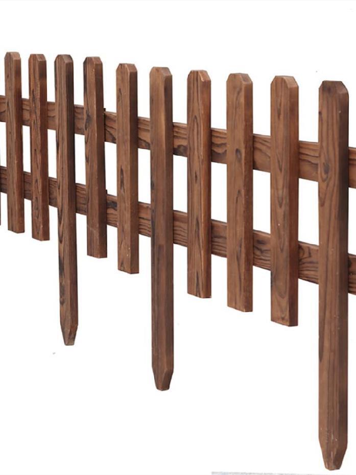 种花小篱笆木墩果园种菜盆花式棚栏院门花槽施工农村院子围墙护栏