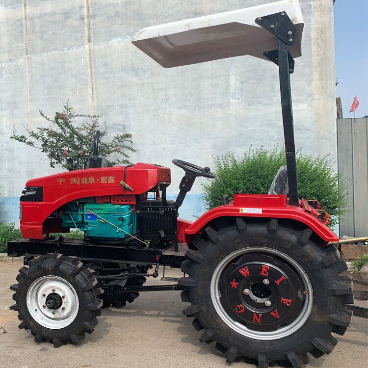 低矮型四轮旋耕机柴油大马力松土起垄机农用车180马力四驱拖拉机