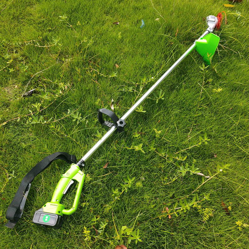 专业农用型大功率无刷电动割草打草割灌机锂电池电瓶充电式多电源