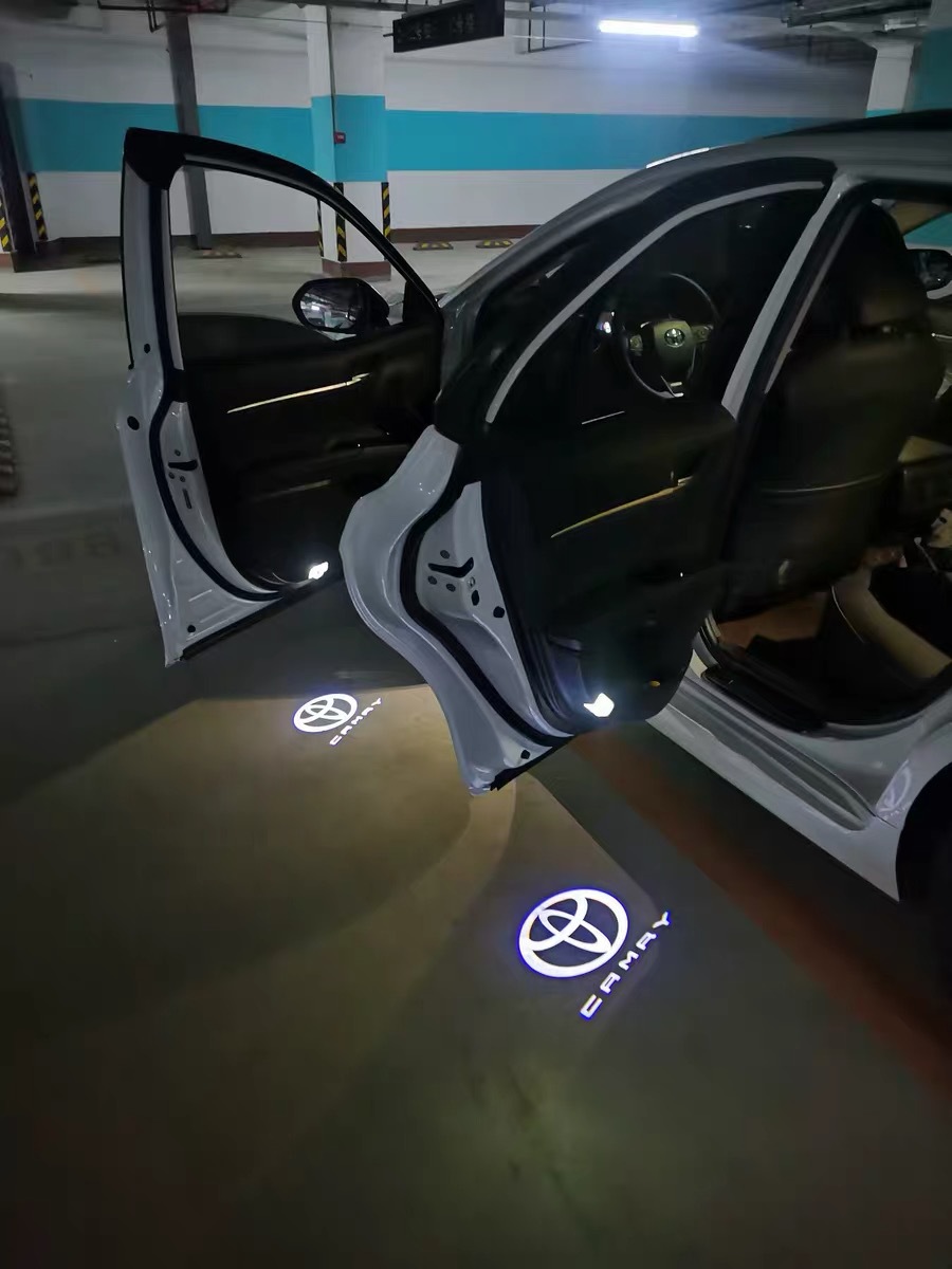 适用于丰田不褪色迎宾灯新汉兰达凯美瑞皇冠陆放亚洲龙车门灯改