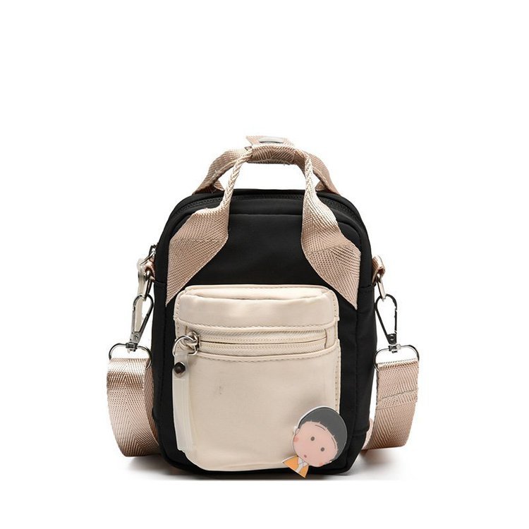 2020 Summer New Vintage Style Contrast Color Small Handbags Casual Versatile Student Mini Messenger Bag Mobile Phone Bag