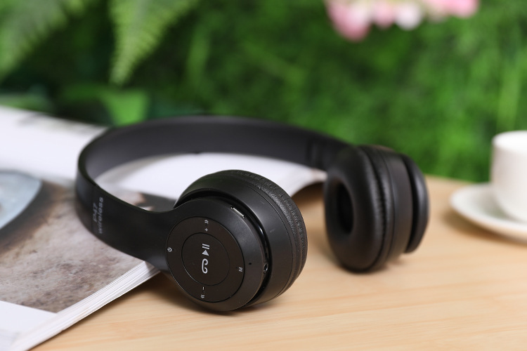 p47蓝牙耳机头戴式 跨境爆款手机无线蓝牙耳机重低音礼品耳机工厂