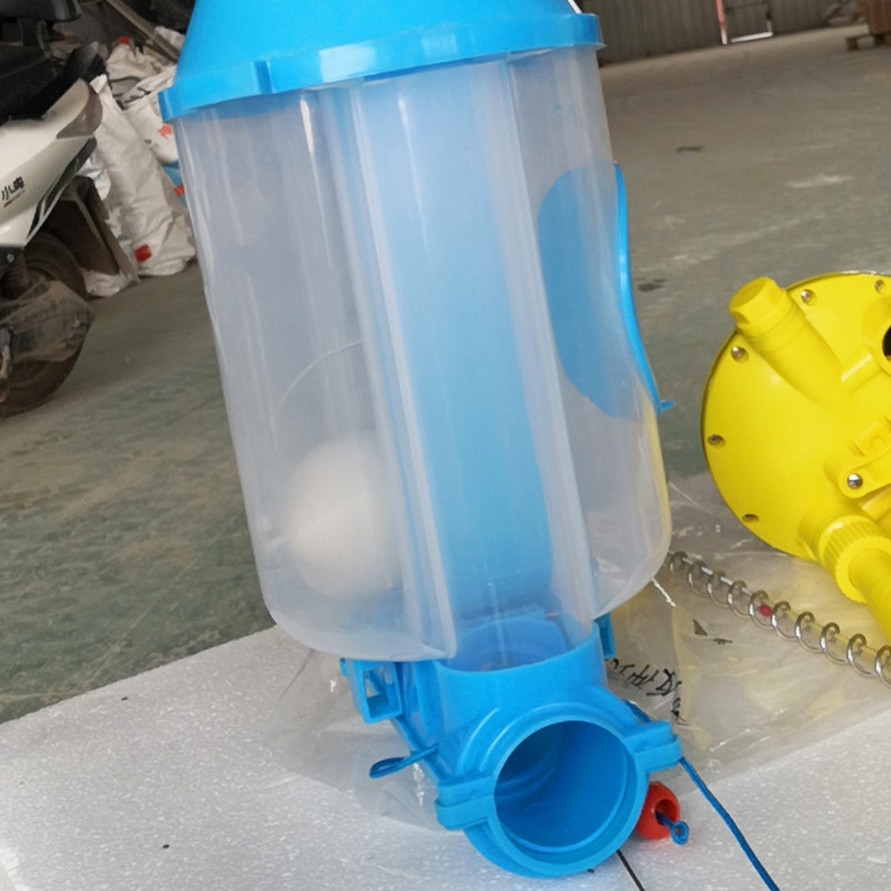 喂猪自动下料桶自动化养殖饲喂设备猪舍6升定量桶畜牧养殖定量杯