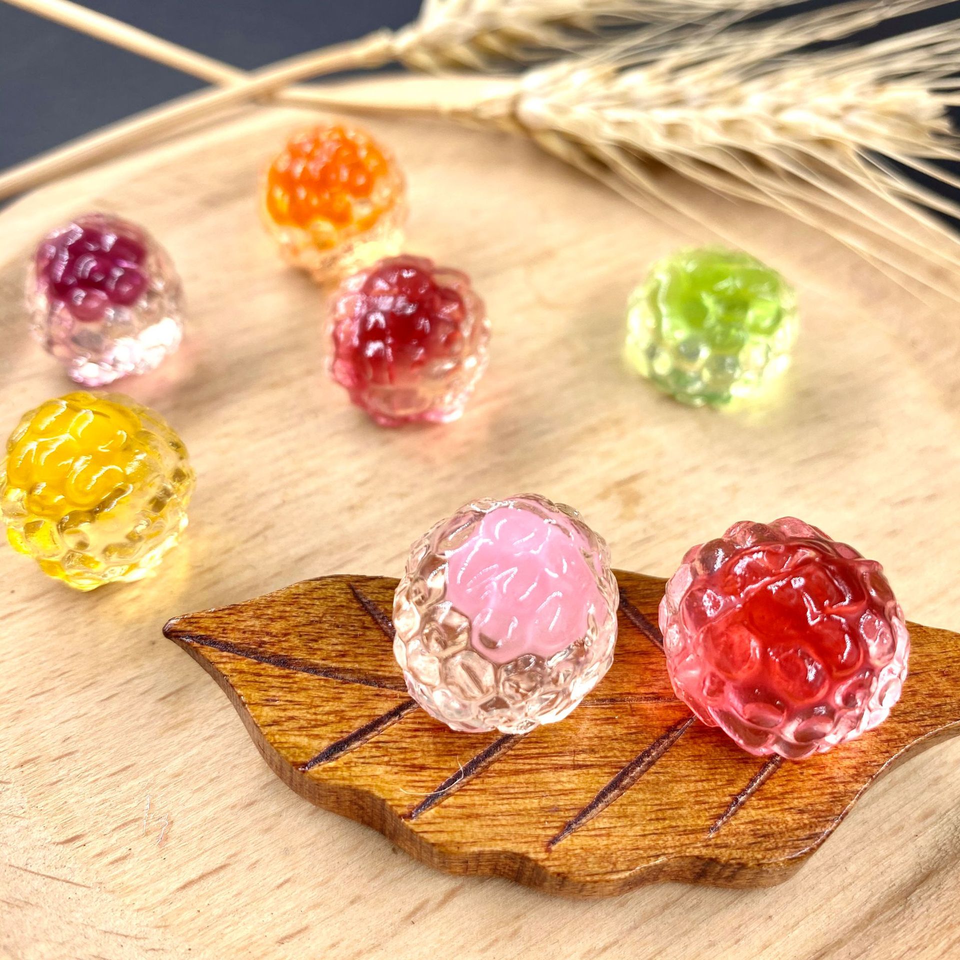 爆浆夹心果汁软糖网红零食水果流心糖芒果水晶多口味休闲零食批发