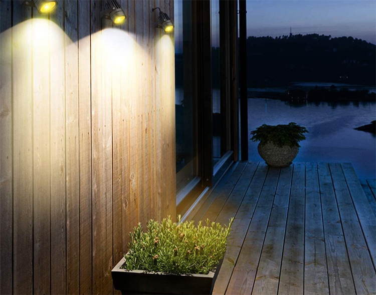 led彩光花园灯庭院别墅灯草坪照树灯投光灯拖地灯户外氛围灯rgb