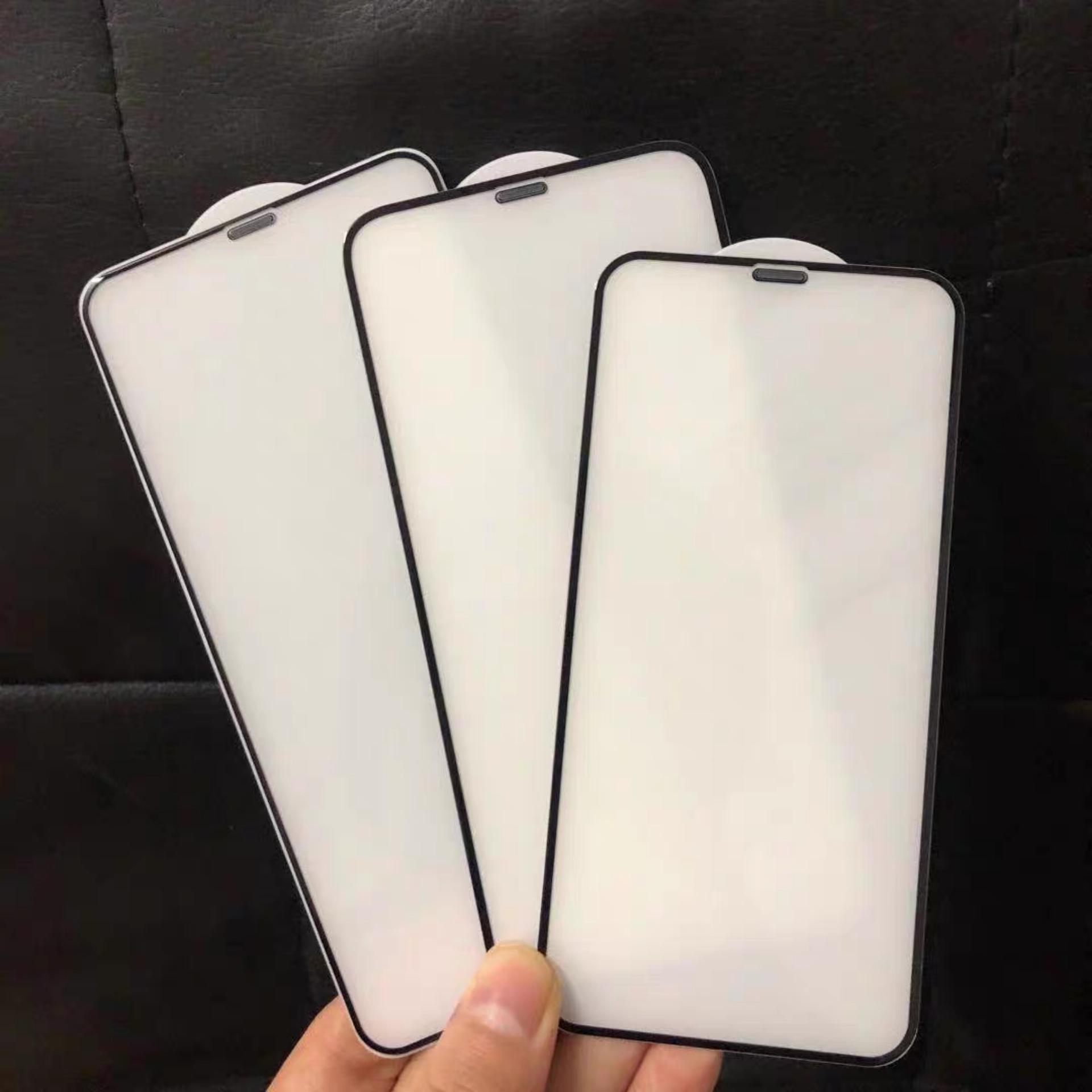 适用苹果xsmax全屏防尘网钢化膜 苹果11pro max/xr听筒防尘钢化膜