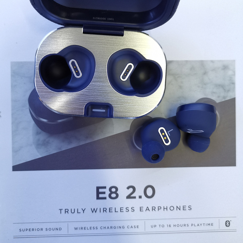 跨境丹麦bo e8 2.0真无线蓝牙耳机降噪运动商务入耳二代蓝牙耳机