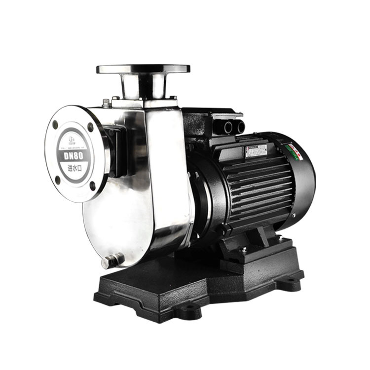 Stainless Steel Self-Priming Pump 316L Horizontal Stainless Steel Corrosion Resistance Sewage Pump Ascension Self-Priming Noncorrosive Pump