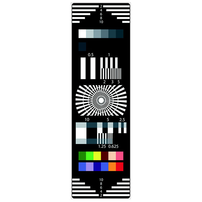 8m与人等高分辨率解析度测试卡chart