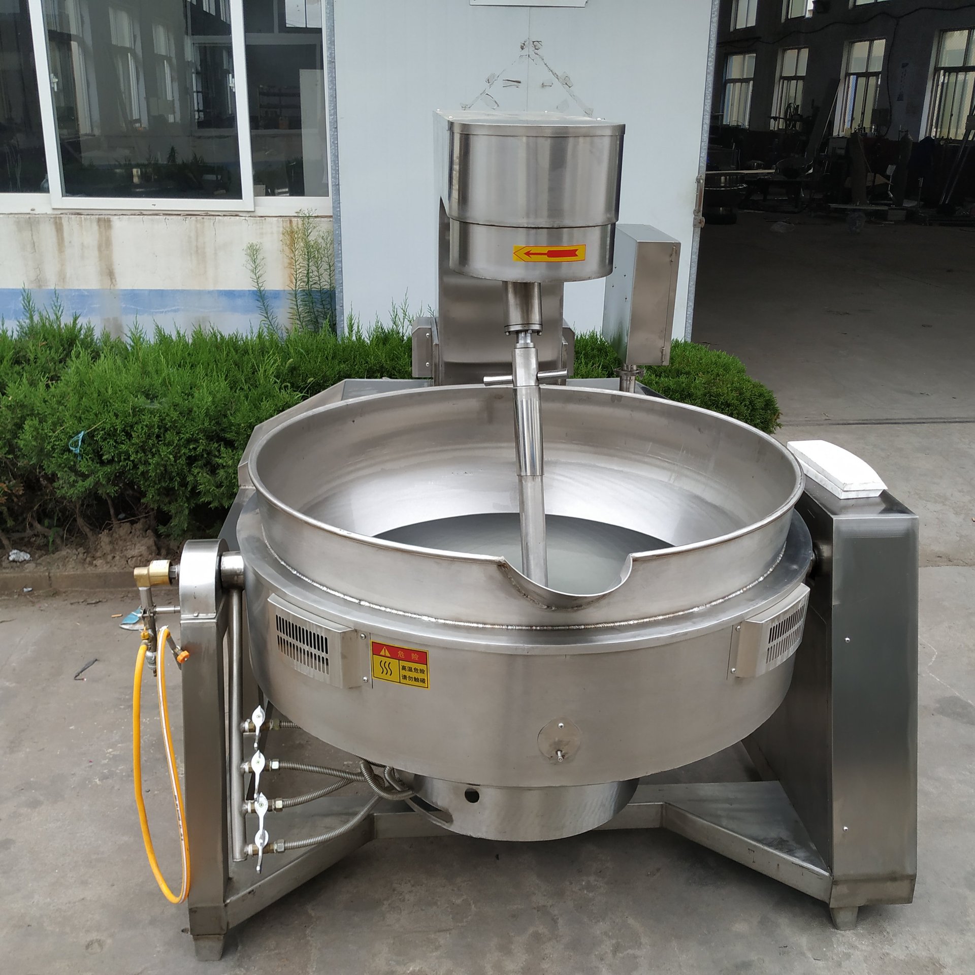 全自动火锅底料炒料机 辣椒酱炒锅 200l行星搅拌炒锅设备 信誉好