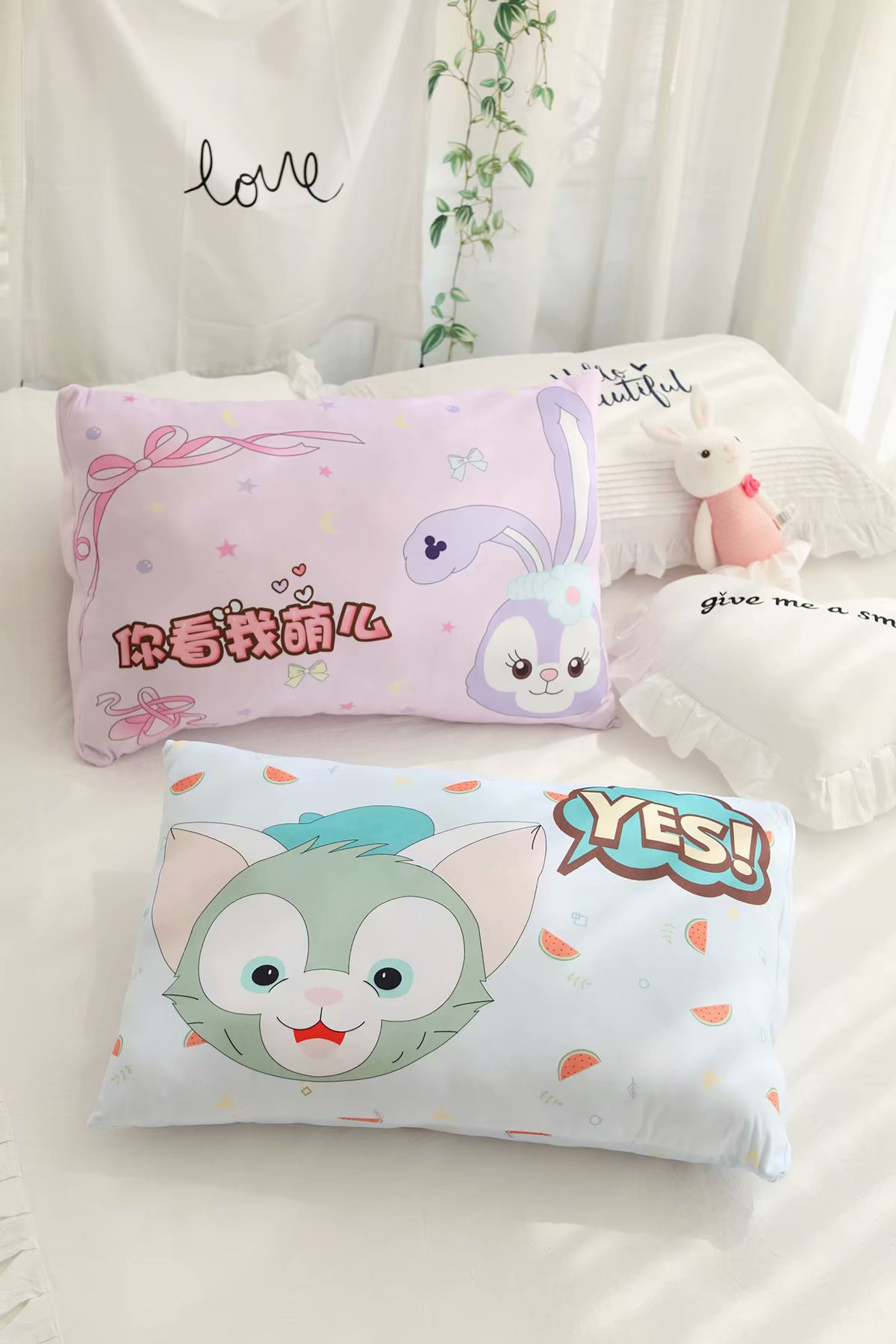 可爱卡通成人儿童枕套单人加厚枕头套家用学生宿舍情侣大号枕芯套