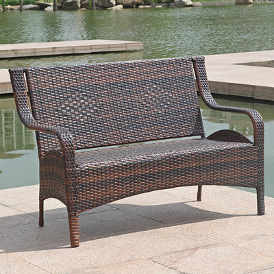 户外藤椅家具腾椅子休闲阳台藤椅室外藤椅双人座沙发椅卡座组合