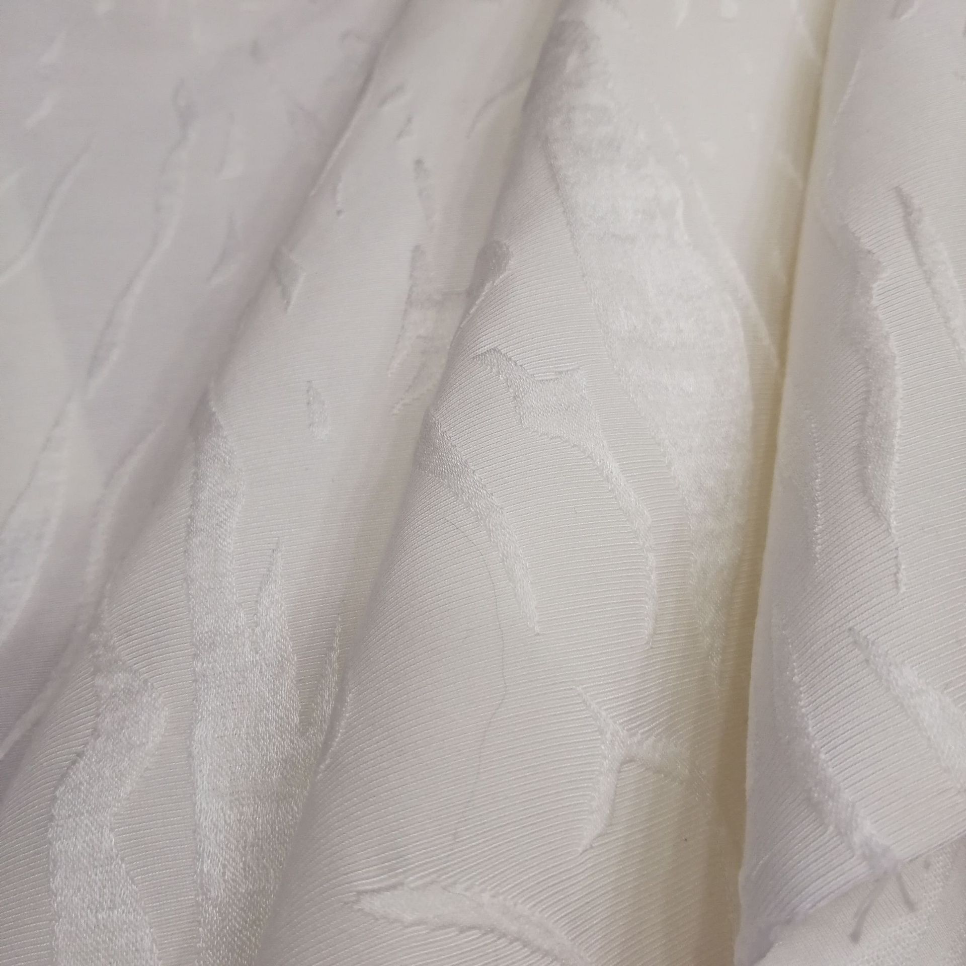 聚世真丝羊毛混纺面料 114门幅35姆米 丝毛棉提花 欢迎来样定制