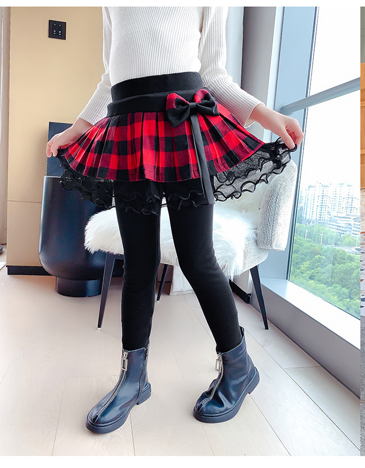 女童秋冬打底裤儿童公主裙裤时尚修身女孩外穿裤子女宝百搭打底裤