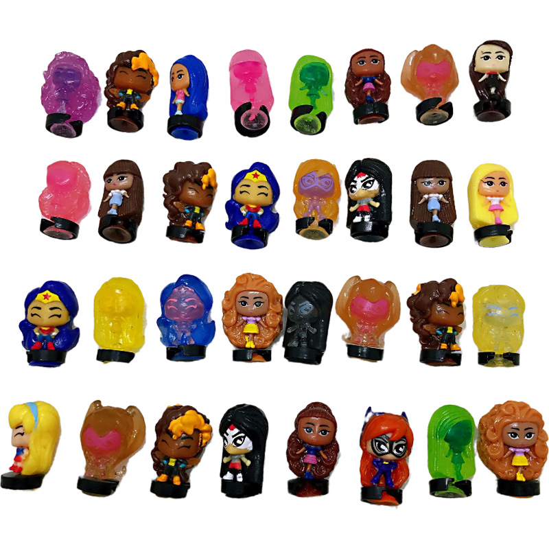 外贸玩具 美女吸盘 水晶美女人人偶吸盘公仔 卡通动漫 软胶吸盘