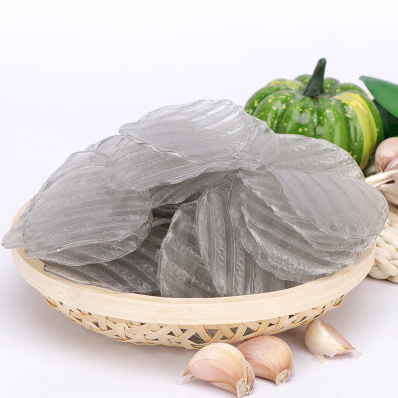 地瓜红薯圆形迷你粉皮 手工红薯淀粉圆形粉皮 做菜煲汤小粉皮批发