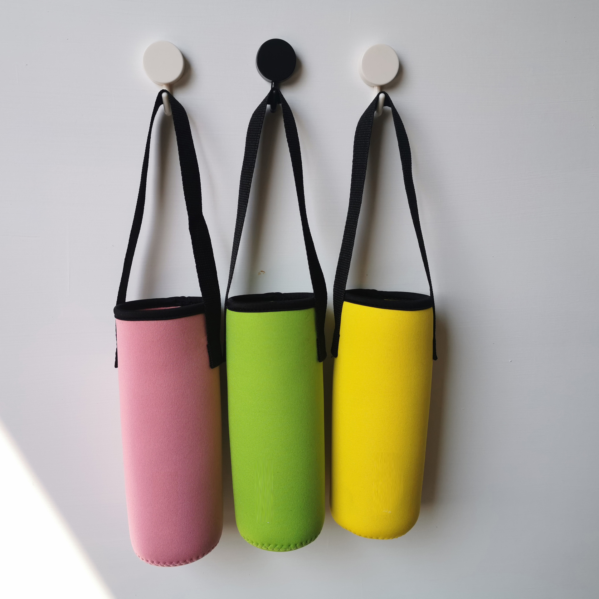 批发定制简易手提杯套 潜水料双边提手保温保护套 可定制logo