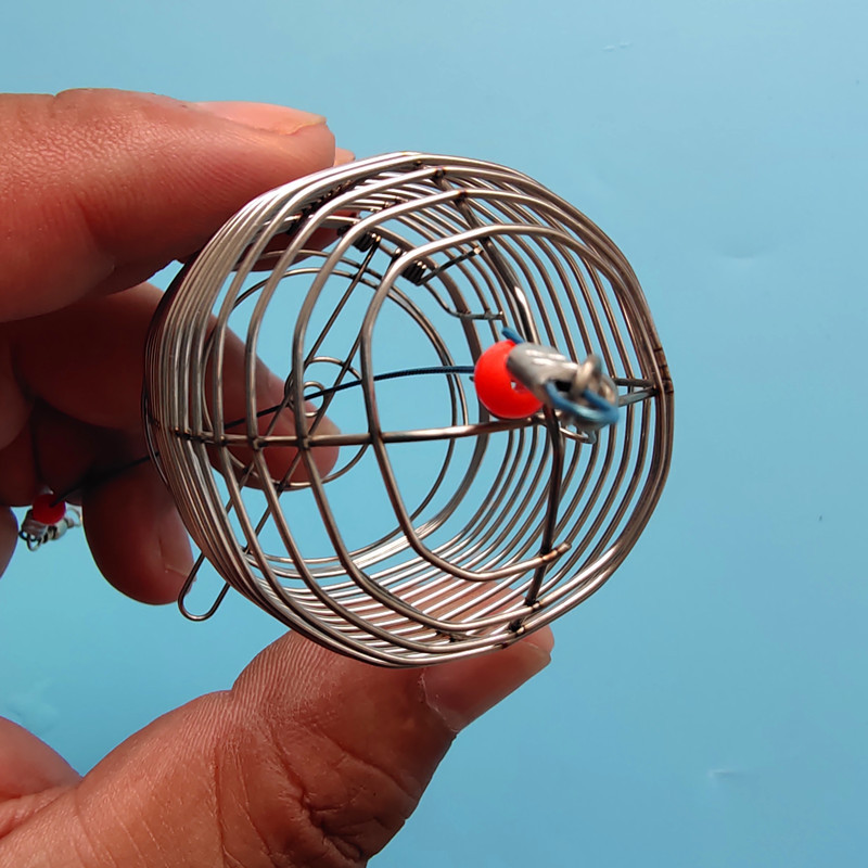 不锈钢打窝笼 抛饵器 打窝器 诱鱼笼 鱼饵笼 饵料笼 诱饵笼渔具