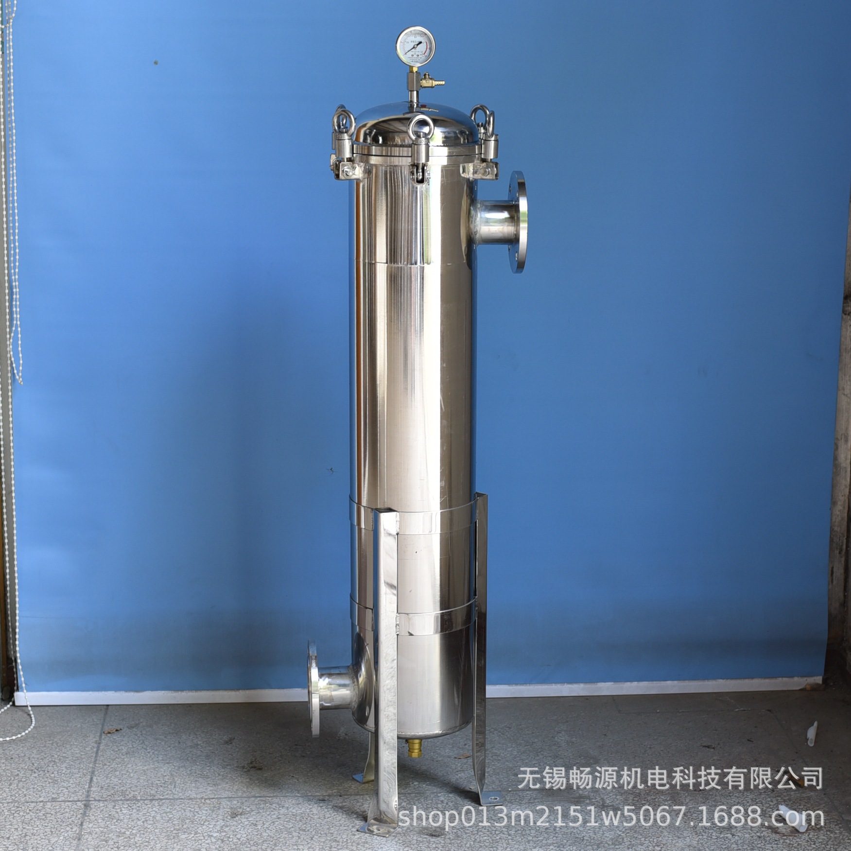 单袋多袋304不锈钢袋式过滤器 前置污水处理过滤 布袋精度多选择