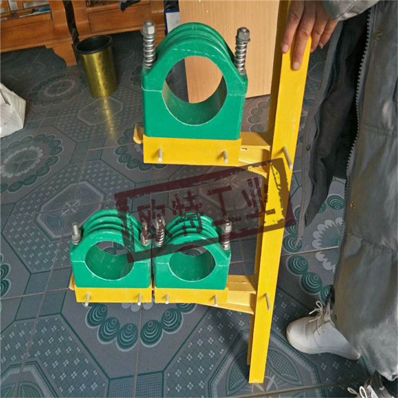 高压单芯玻璃钢电缆固定夹复合材料电缆固定夹电缆抱箍电缆卡子