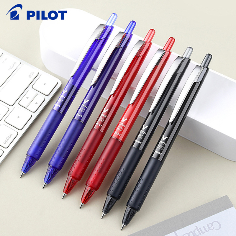 日本pilot百乐lvkn-15ef按动款0.5mm子弹头中性笔 办公签字笔