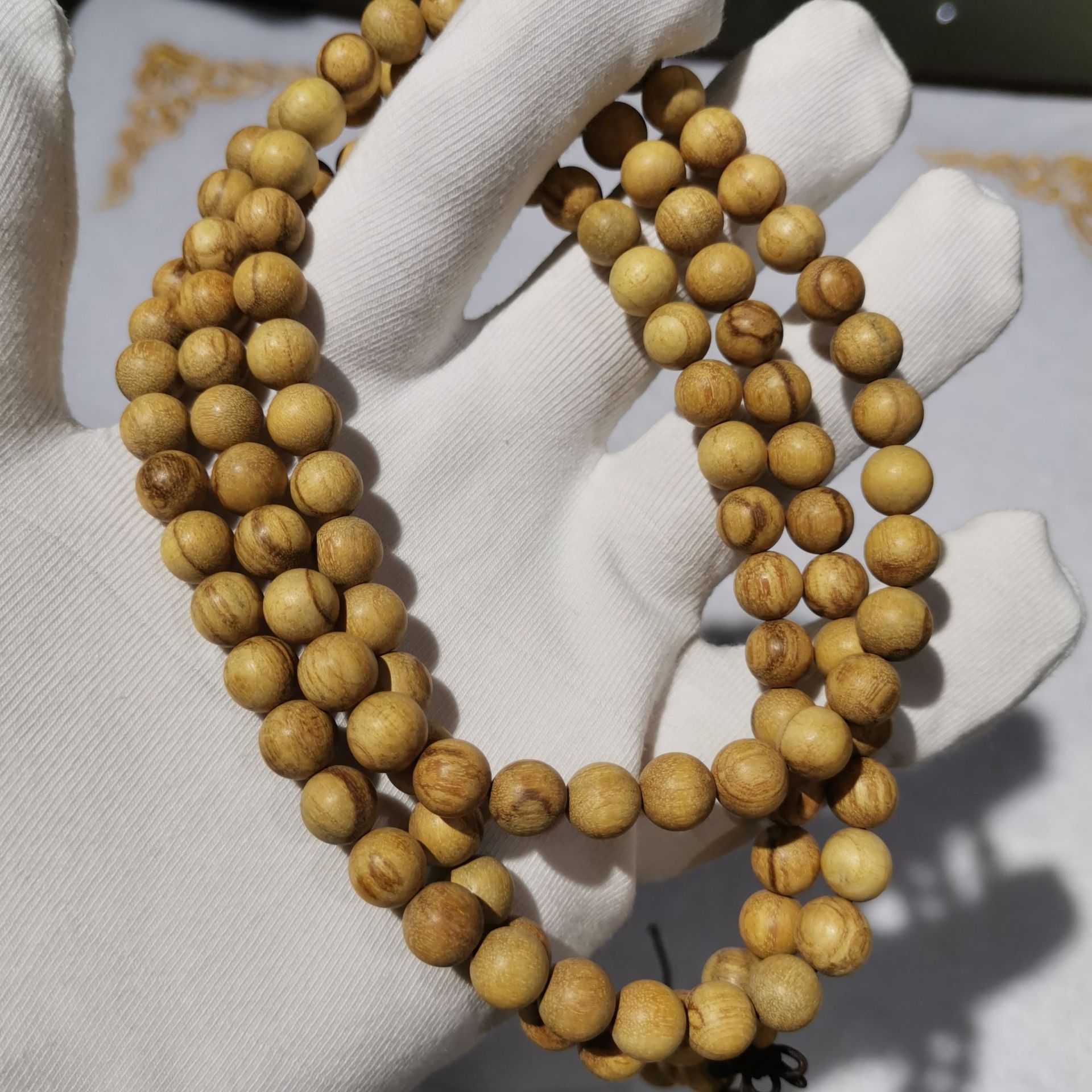 厂家直批秘鲁圣木佛珠手串 palo santo 圣木佛珠珠子