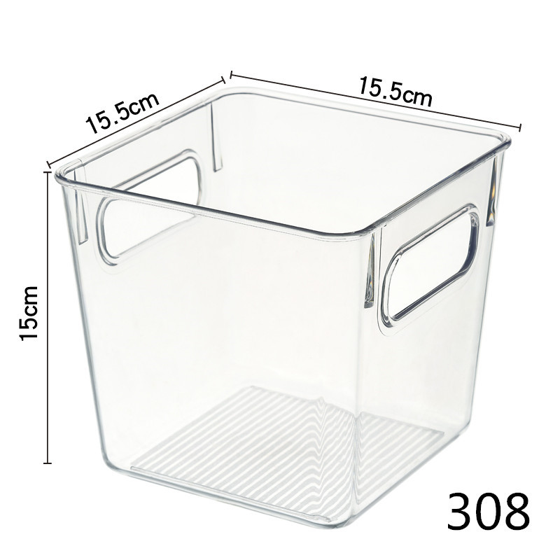 Refrigerator Storage Box Kitchen Drinks Storage Box Refrigerated Drawer Transparent Crisper Organizing Holder Desktop Storage Wholesale