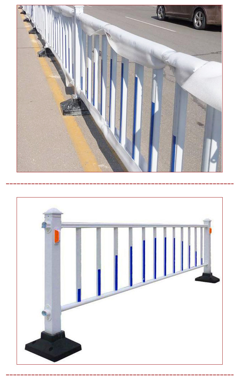 新型市政护栏定制批发城市人行道市政防护栏杆交通道路隔离围栏厂