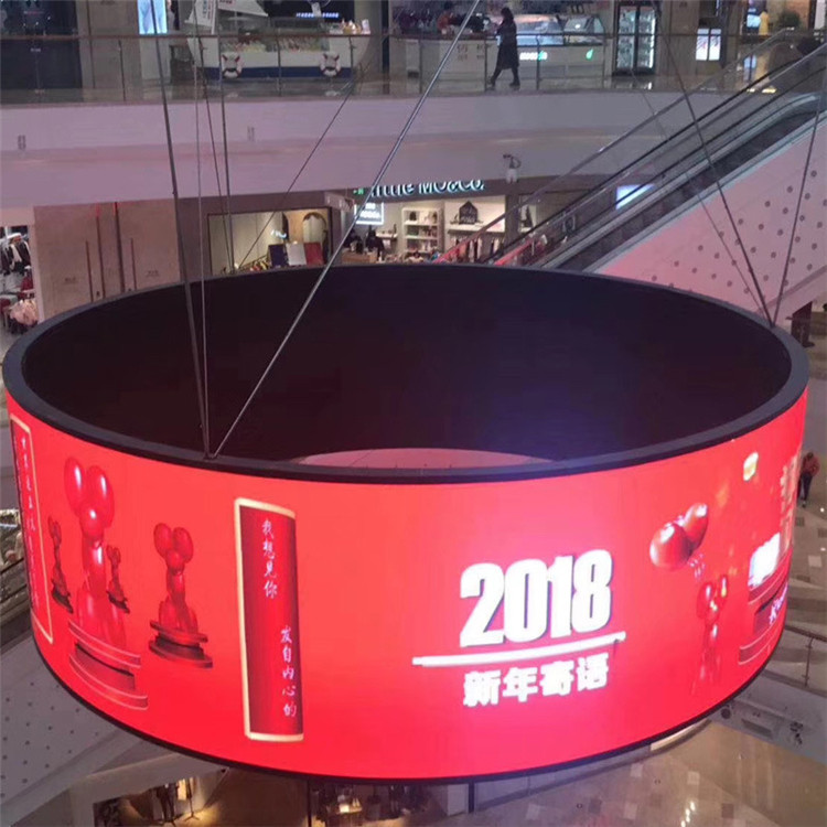 p3led圆柱显示屏 圆形led显示屏 p2p4p1.8p1.9全彩led圆环显示屏