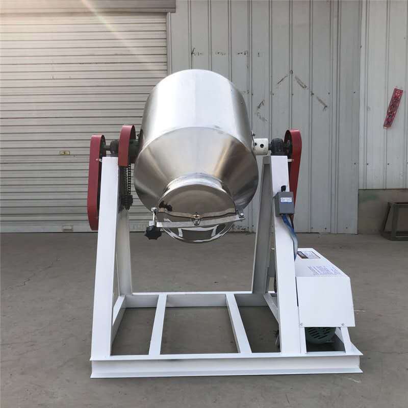 小型不锈钢双锥粉末粉体饲料混合机搅拌机 涂料食品干粉拌料机