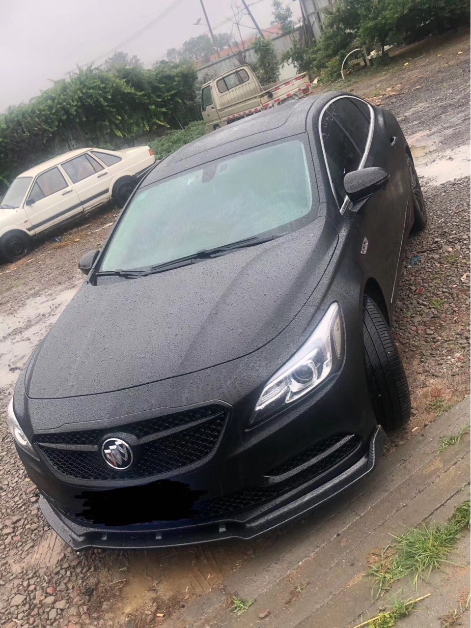 适用于别克君越1618改装前唇前铲前杠小包围原车替换av中网4件套