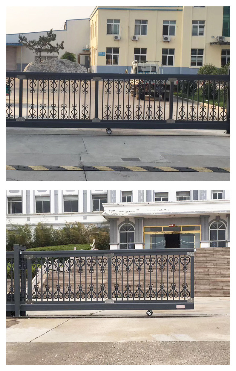 定制铝合金直线无轨悬浮门智能电动平移直线门工厂单位悬浮门批发