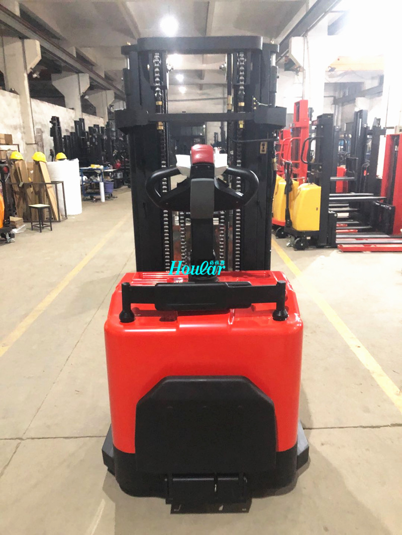 5米站驾式电动堆垛车 全电动堆高车 窄腿 叉车