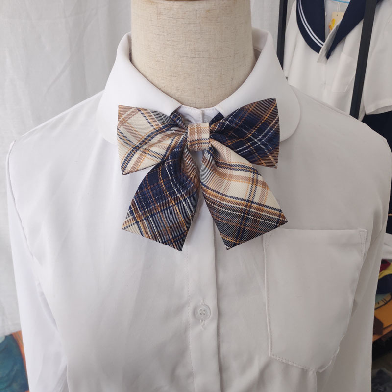 小熊的裙日系jk小物套装平角长柄免打手打领带领结蝴蝶结制服配饰