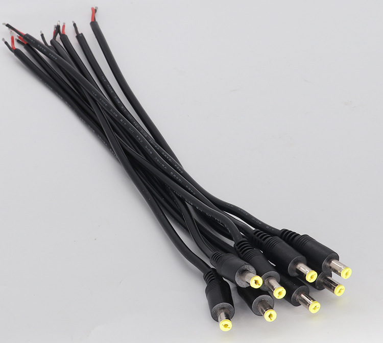 dc接头12v公 监控电源线 摄像头供电接口24v公母连接纯铜芯插头