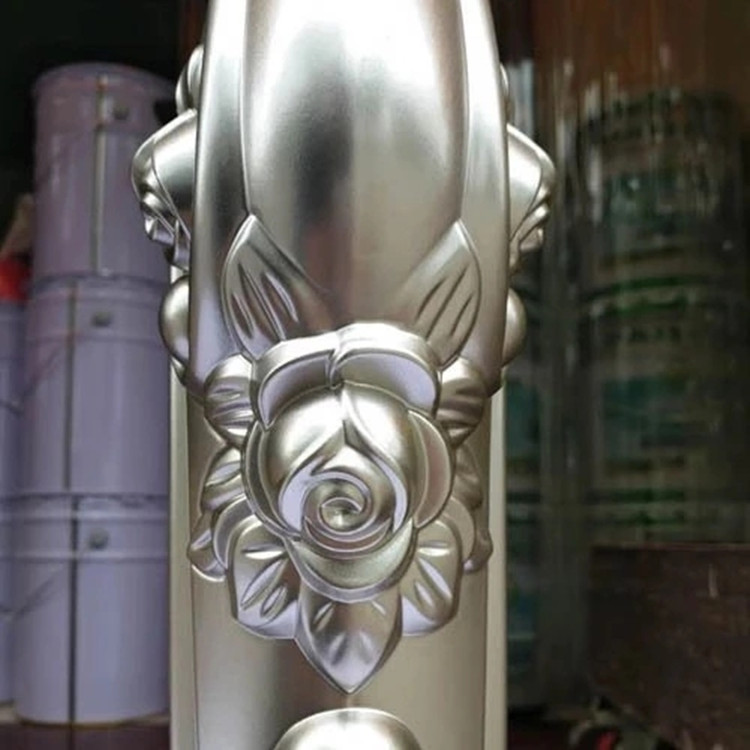 树脂工艺品仿电镀银漆玻璃钢电镀银效果漆氧化镁艺术摆件手绘油漆