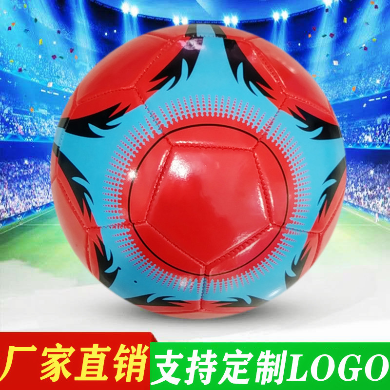 [Spot] Factory Direct Supply Wholesale No. 5 PVC Machine-Sewing Soccer Primary and Secondary School Students Senior High School Entrance Examination Training Match Football
