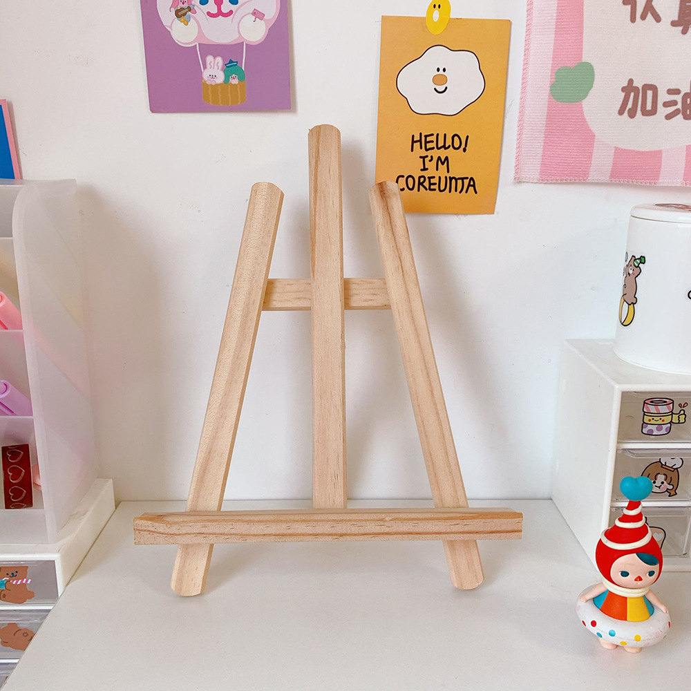 New Wooden Mini Bracket Universal Mobile Phone Holder Creative Cute Mini Tablet Bracket Small Easel