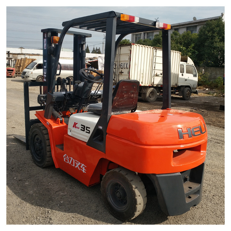 合力叉车 k35合力二手叉车 3吨中缸侧移进箱叉车