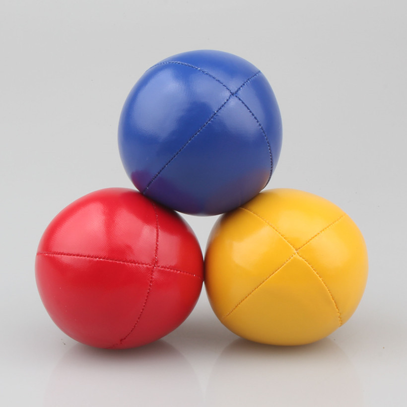 亚马逊 速卖通热销款 pu高品质杂耍球带网兜手抛球室内休闲运动球