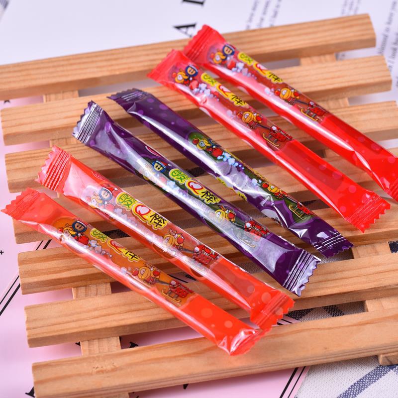 酸q棒软糖粘牙糖小时候80后糖果拉丝糖牙签怀旧零食整箱批发30盒