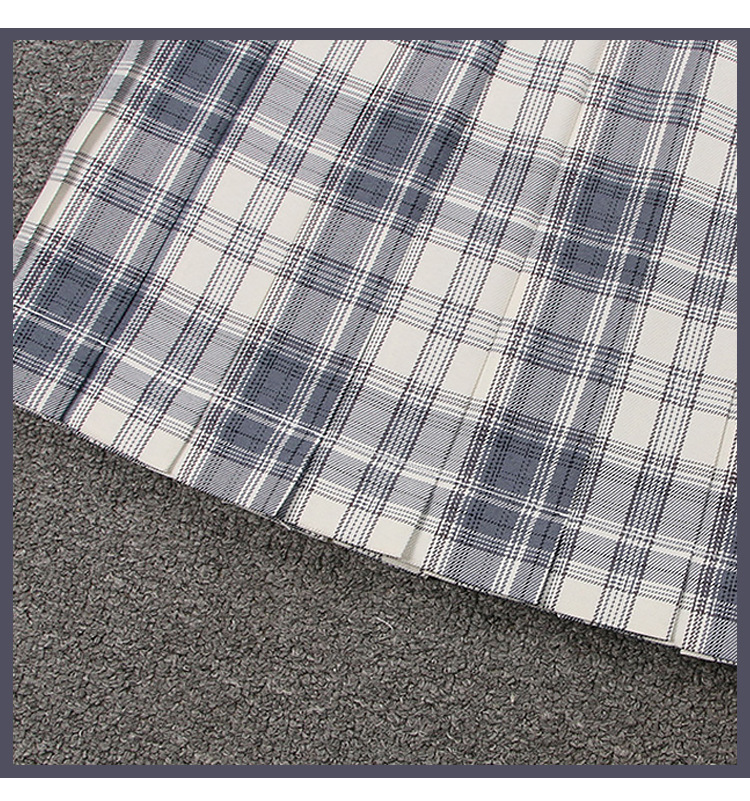 温柔一刀格裙 学院风jk制服裙 日系软妹格子裙现货批发