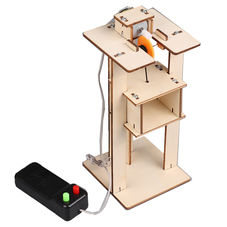 科技小制作diy材料线控小学生模型科学实验教具器材批发自制电梯